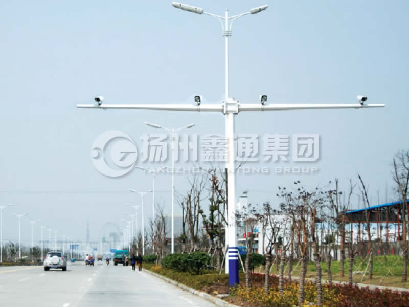 DJG-004，電子警察桿，T型八棱電警桿